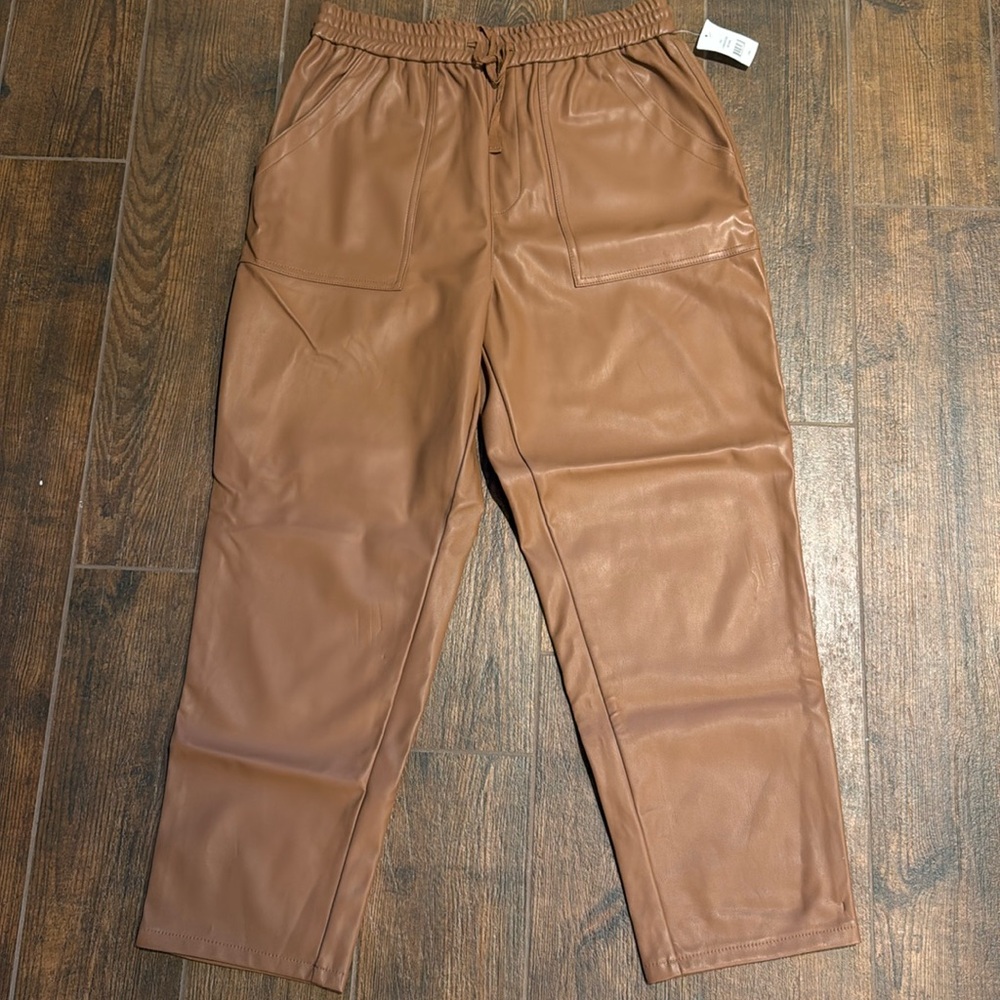 NWT vegan leather pants